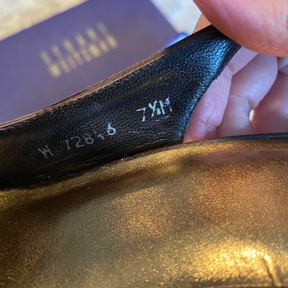 Stuart Weitzman sling back heels - Picture 3 of 7